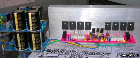Схема эстрадного усилителя мощности на транзисторах (Ватт)